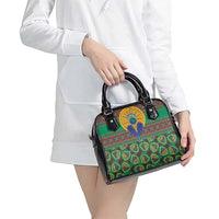African Pattern Traditional Kanga Style Shoulder Handbag