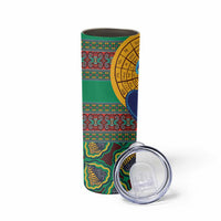 African Pattern Traditional Kanga Style Skinny Tumbler - Wonder Print Shop