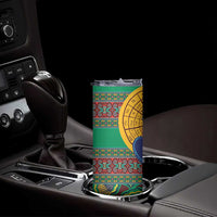 African Pattern Traditional Kanga Style Skinny Tumbler - Wonder Print Shop