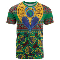 African Pattern Traditional Kanga Style T Shirt - Wonder Print Shop