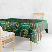 African Pattern Traditional Kanga Style Tablecloth - Wonder Print Shop