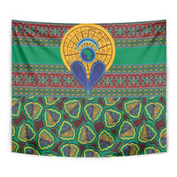 African Pattern Traditional Kanga Style Tapestry - Wonder Print Shop