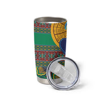 African Pattern Traditional Kanga Style Tumbler Cup - Wonder Print Shop