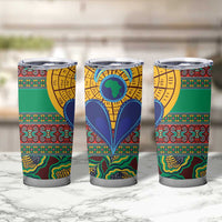 African Pattern Traditional Kanga Style Tumbler Cup - Wonder Print Shop