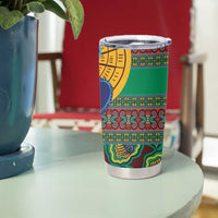 African Pattern Traditional Kanga Style Tumbler Cup - Wonder Print Shop