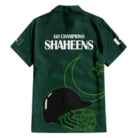 Pakistan Cricket Helmet Family Matching Short Sleeve Bodycon Dress and Hawaiian Shirt Proud Shaheen Falcon Star and Crescent - Wonder Print Shop