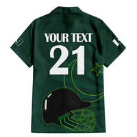 Custom Pakistan Cricket Helmet Family Matching Mermaid Dress and Hawaiian Shirt Proud Shaheen Falcon Star and Crescent LT9 - Wonder Print Shop