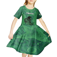 Pakistan Cricket Kid Short Sleeve Dress Go Falcon World Cup 2023 Sporty Style - Wonder Print Shop