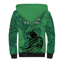 Pakistan Cricket Sherpa Hoodie Go Falcon World Cup 2023 Sporty Style - Wonder Print Shop
