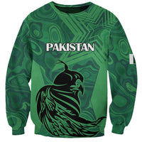 Custom Pakistan Cricket Sweatshirt Go Falcon World Cup 2023 Sporty Style - Wonder Print Shop