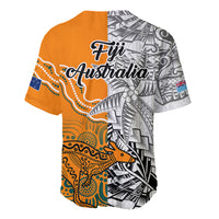 Fiji Australia Rugby Baseball Jersey World Cup 2023 Polynesia Tapa Mixed Indigenous Aboriginal LT9 - Wonder Print Shop