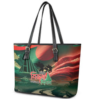 Bangladesh Victory Day Leather Tote Bag National Martyrs' Memorial - Wonder Print Shop