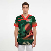 Bangladesh Victory Day Scrub Top National Martyrs' Memorial - Wonder Print Shop