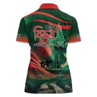 Bangladesh Victory Day Women Polo Shirt National Martyrs' Memorial - Wonder Print Shop