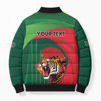 Royal Bengal Tiger Bangladesh Personalized Bomber Puffer Jacket - Wonder Print Shop