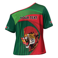 Royal Bengal Tiger Bangladesh Personalized Cross Shoulder Shirt - Wonder Print Shop