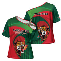 Royal Bengal Tiger Bangladesh Personalized Cross Shoulder Shirt - Wonder Print Shop
