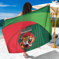 Royal Bengal Tiger Bangladesh Personalized Sarong - Wonder Print Shop