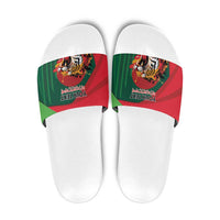 Royal Bengal Tiger Bangladesh Personalized Slide Sandals - Wonder Print Shop