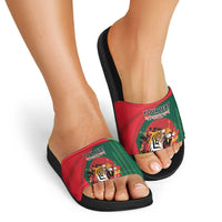 Royal Bengal Tiger Bangladesh Personalized Slide Sandals - Wonder Print Shop