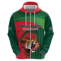 Royal Bengal Tiger Bangladesh Personalized Zip Hoodie - Wonder Print Shop
