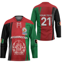 Custom Afghanistan Cricket Spirit 2026 Hockey Jersey World T20 Edition - Wonder Print Shop