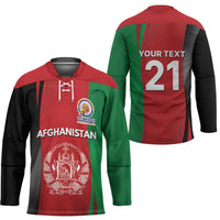 Custom Afghanistan Cricket Spirit 2026 Hockey Jersey World T20 Edition - Wonder Print Shop