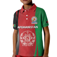 Custom Afghanistan Cricket Spirit 2026 Kid Polo Shirt World T20 Edition - Wonder Print Shop