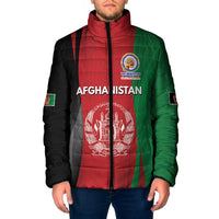 Custom Afghanistan Cricket Spirit 2026 Padded Jacket World T20 Edition - Wonder Print Shop
