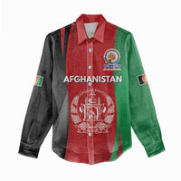 Custom Afghanistan Cricket Spirit 2026 Women Casual Shirt World T20 Edition - Wonder Print Shop