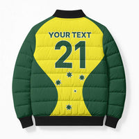 Custom Australia Cricket Spirit 2026 Bomber Puffer Jacket World T20 Edition - Wonder Print Shop