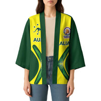 Custom Australia Cricket Spirit 2026 Kimono World T20 Edition - Wonder Print Shop
