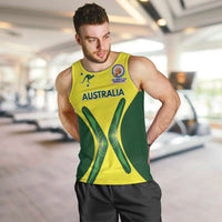 Custom Australia Cricket Spirit 2026 Men Tank Top World T20 Edition - Wonder Print Shop