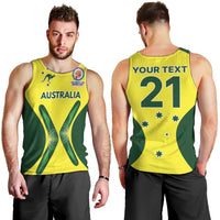 Custom Australia Cricket Spirit 2026 Men Tank Top World T20 Edition - Wonder Print Shop