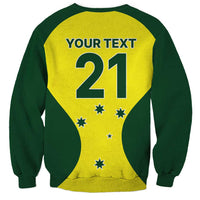 Custom Australia Cricket Spirit 2026 Sweatshirt World T20 Edition - Wonder Print Shop