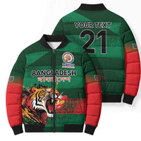 Custom Bangladesh Cricket Spirit 2026 Bomber Puffer Jacket World T20 Edition - Rising Sun - Wonder Print Shop