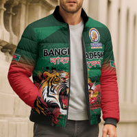 Custom Bangladesh Cricket Spirit 2026 Bomber Puffer Jacket World T20 Edition - Rising Sun - Wonder Print Shop