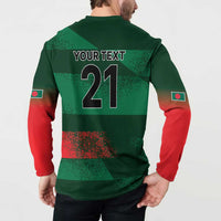 Custom Bangladesh Cricket Spirit 2026 Button Sweatshirt World T20 Edition - Rising Sun - Wonder Print Shop