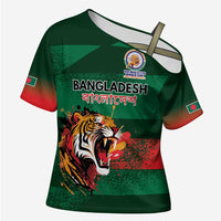 Custom Bangladesh Cricket Spirit 2026 Cross Shoulder Shirt World T20 Edition - Rising Sun - Wonder Print Shop