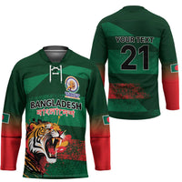 Custom Bangladesh Cricket Spirit 2026 Hockey Jersey World T20 Edition - Rising Sun - Wonder Print Shop