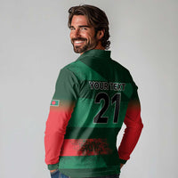 Custom Bangladesh Cricket Spirit 2026 Long Sleeve Polo Shirt World T20 Edition - Rising Sun - Wonder Print Shop