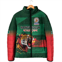 Custom Bangladesh Cricket Spirit 2026 Padded Jacket World T20 Edition - Rising Sun - Wonder Print Shop