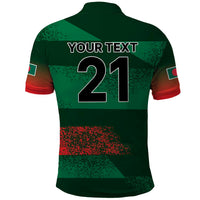 Custom Bangladesh Cricket Spirit 2026 Polo Shirt World T20 Edition - Rising Sun - Wonder Print Shop