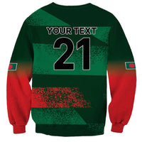 Custom Bangladesh Cricket Spirit 2026 Sweatshirt World T20 Edition - Rising Sun - Wonder Print Shop