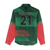 Custom Bangladesh Cricket Spirit 2026 Women Casual Shirt World T20 Edition - Rising Sun - Wonder Print Shop
