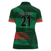Custom Bangladesh Cricket Spirit 2026 Women Polo Shirt World T20 Edition - Rising Sun - Wonder Print Shop