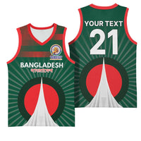 Custom Bangladesh Cricket Spirit 2026 Basketball Jersey World T20 Edition - Bengal Tiger - Wonder Print Shop