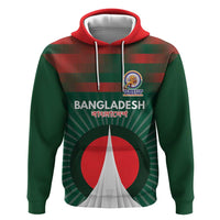 Custom Bangladesh Cricket Spirit 2026 Hoodie World T20 Edition - Bengal Tiger - Wonder Print Shop