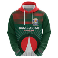 Custom Bangladesh Cricket Spirit 2026 Hoodie World T20 Edition - Bengal Tiger - Wonder Print Shop