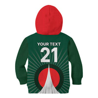 Custom Bangladesh Cricket Spirit 2026 Kid Hoodie World T20 Edition - Bengal Tiger - Wonder Print Shop